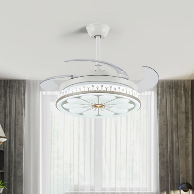 Modernism Flower Ceiling Fan Lamp 42