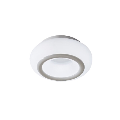 Round Acrylic Ceiling Flush Mount Modernism LED White Flushmount Light for Hallway