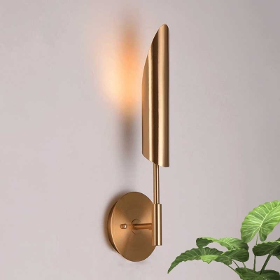 Brass Spear Wall Lamp Mid-Century 1/2-Head Metal Sconce Light Fixture for Living Room