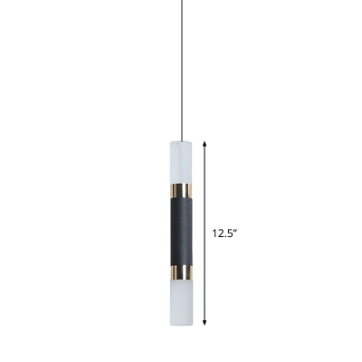 Minimalist Tubular Hanging Light Kit Acrylic 10
