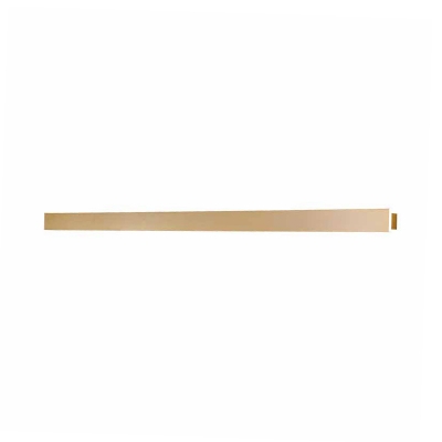 Metallic Linear Wall Sconce Modernist Gold LED Wall Mounted Lamp for Stairway in Warm/White/Natural Light