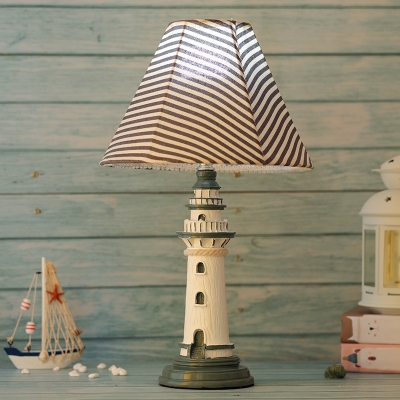 lighthouse table lamp with night light