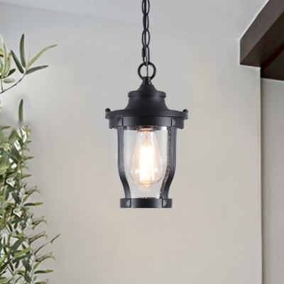 Rustic Lantern Pendant Light 1 Bulb, Rustic Lantern Style Light Fixtures