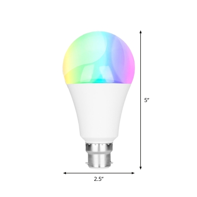 1 Pack RGBW Smart Bulb 10 Watts E26/E27 Plastic 22 LED Beads Dimmable Light in White