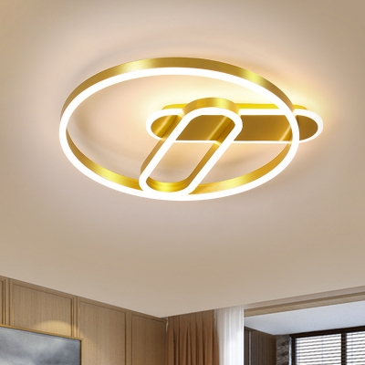 Ring Bedroom Ceiling Mounted Fixture Simple 18