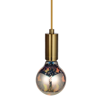 1pc 4 W E27 Light Bulb 12 LED Beads White and Grey Plastic Multi Colored Light with 3D Butterfly Pattern