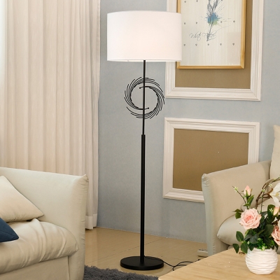 1 Bulb Living Room Standing Floor Light, Mainstays Table And Floor Lamp Set Black Matte Finish