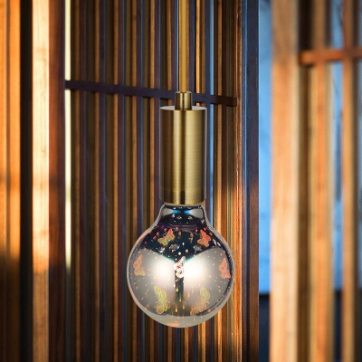 1pc 4 W E27 Light Bulb 12 LED Beads White and Grey Plastic Multi Colored Light with 3D Butterfly Pattern