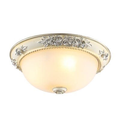 Traditional Domed Ceiling Mounted Fixture 2/3 Heads 12