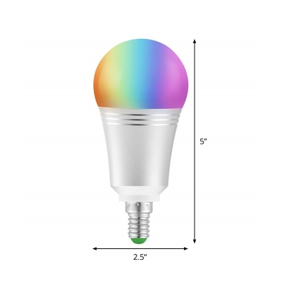 1pc 11 W E14/E27 Smart Control Bulb Plastic White 22 LED Beads Lamp in Multi Colored Light