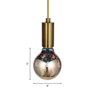 1pc 4 W E27 Light Bulb 12 LED Beads White and Grey Plastic Multi Colored Light with 3D Butterfly Pattern