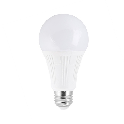 1pc White 10 W E26/E27 Bulb Smart Control Plastic 12 LED Beads RGBW Light Bulb Replacement