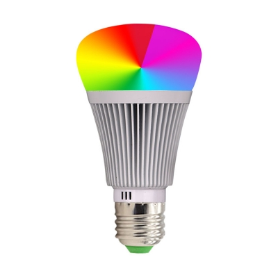 Plastic Silver Smart Edison Bulb 1pc 7 W E26/E27 Color Changing Replacement Light with 22 LED Beads
