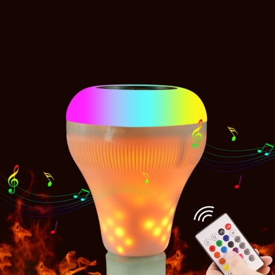 36 Beads LED Music Bulb 1pc 18 W E27 7-Color Light Reflector with Remote Control
