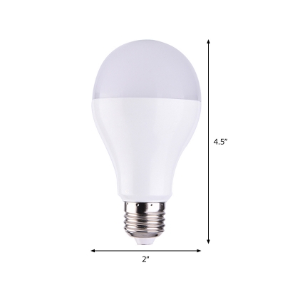 White Wifi Lamp Bulb 1pc Plastic 10 Watts E26/E27 12-Bead LED Lighting in RGBW Light