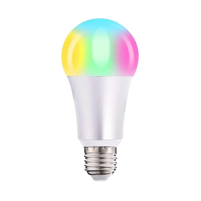 1pc 5 W E27/E14 Cone/Ball Light Bulb Color Changing RGBW Smart Control Dimmer 9 Beads LED Lamp in Silver/White