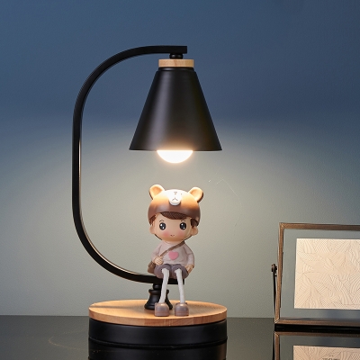 boy girl lamp