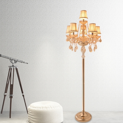 curved standing lamp
