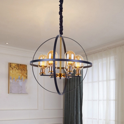 Iron Gold Lamp Shade Chandelier Shade Ceiling Light Cage Pendant Shade 4 