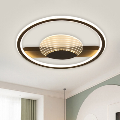 Circular Acrylic Ceiling Light Fixture Nordic 16