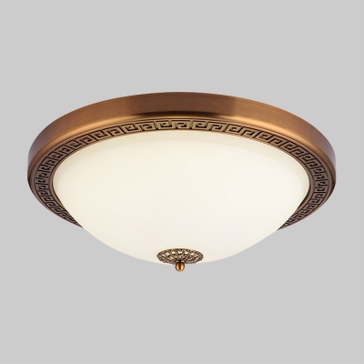Simplicity Dome Ceiling Lamp Opaline Glass 14