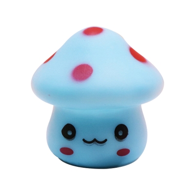 Mushroom Mini Wall Night Light Cartoon Plastic White/Red/Blue LED Plug-in Nightlight for Kindergarten