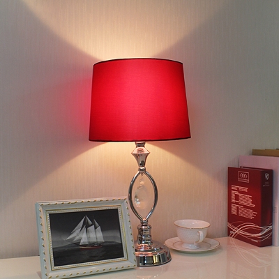 red and white lamp