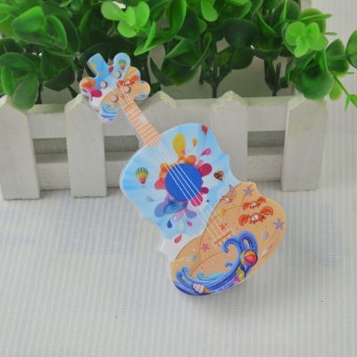 Kids Guitar Plastic Plug-in Nightlight Integrated LED Wall Lighting Ideas in Blue and Yellow/Red and Blue