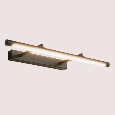 Modern Tube Vanity Lamp Fixture Metal 16.5