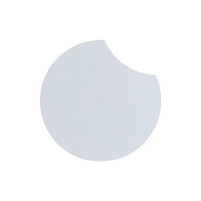 Acrylic Round Surface Wall Sconce Minimalist LED White Wall Mount Lamp in Warm/White Light, 8.5