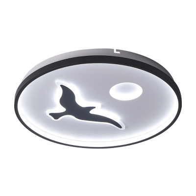 Metal Round Ceiling Fixture Simplicity 16.5