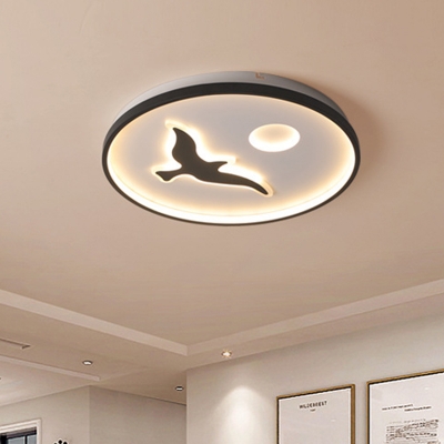 Metal Round Ceiling Fixture Simplicity 16.5