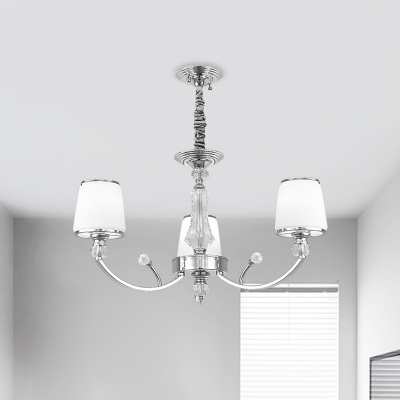 Cream Glass Tapered Hanging Light Modern 3 6 Bulb Chrome Chandelier With Swooping Arm Beautifulhalo Com - Wilko 5 Arm Chandelier Chrome Effect Ceiling Light Fittings