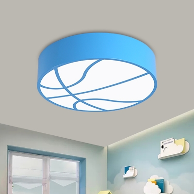 Acrylic Basketball Flush Light Fixture, Basketball Ceiling Light Fixture