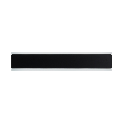 Minimalism Oblong Wall Light Fixture Metal Living Room LED Wall Mount Lighting in Black/White