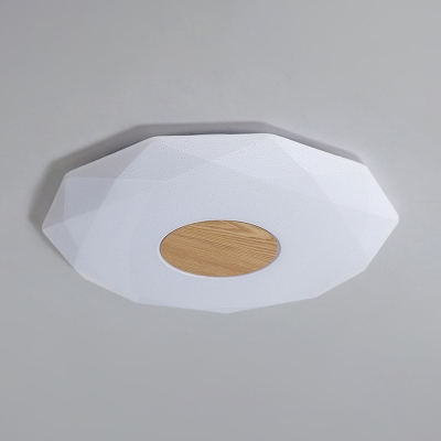 Acrylic Polygon Flush Mount Lighting Simple 14.5