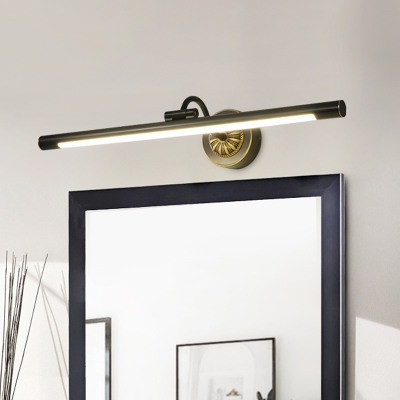 Bar Vanity Wall Light Fixture Modernism Metallic Gold/Black LED Wall Mount Lighting for Bathroom