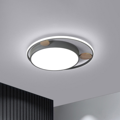 Kids Orbit Design Ceiling Flush Light Acrylic 18