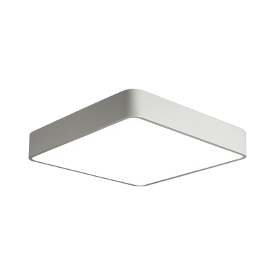 Black/White Square Ceiling Light Fixture Nordic 16