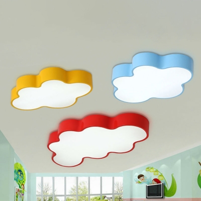 Macaron Cloud Flush Ceiling Light Acrylic 19.5