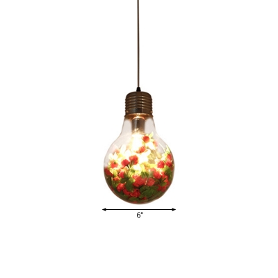 Rural Bulb Shaped Hanging Light 6