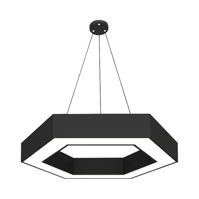 Black Honeycomb Ceiling Lamp Novelty Modern 18