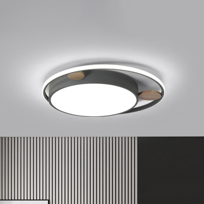 Kids Orbit Design Ceiling Flush Light Acrylic 18