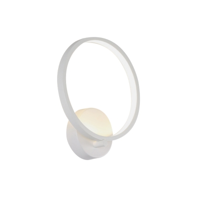 Simplicity Halo Ring LED Wall Light Metallic 8