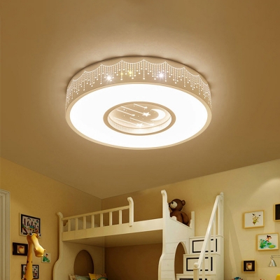Drum Kids Bedroom Ceiling Lamp Acrylic 16