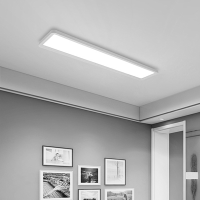 Plank Shaped Foyer Ceiling Lighting Acrylic Simplicity LED Flush Mount Light Fixture in Warm/White Light, 16