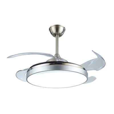 Round Dining Room Ceiling Fan Lamp Metal 19