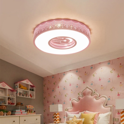 Drum Kids Bedroom Ceiling Lamp Acrylic 16