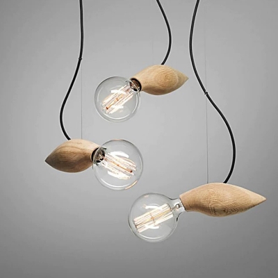 Etched Web/Starburst/Teardrop Hanging Lamp Asian Bamboo 1-Bulb Kitchen Dinette Down Lighting Pendant in Beige