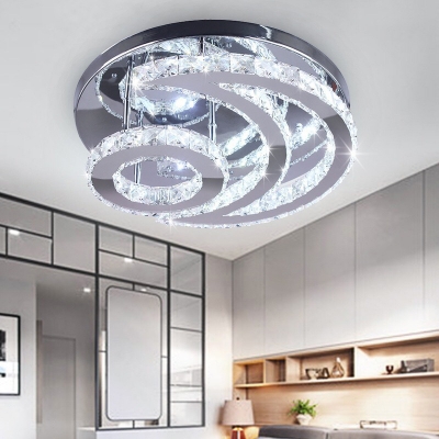 LED Ceiling design Lamp Crystal Lamp Lighting Living Bedroom Chrome 